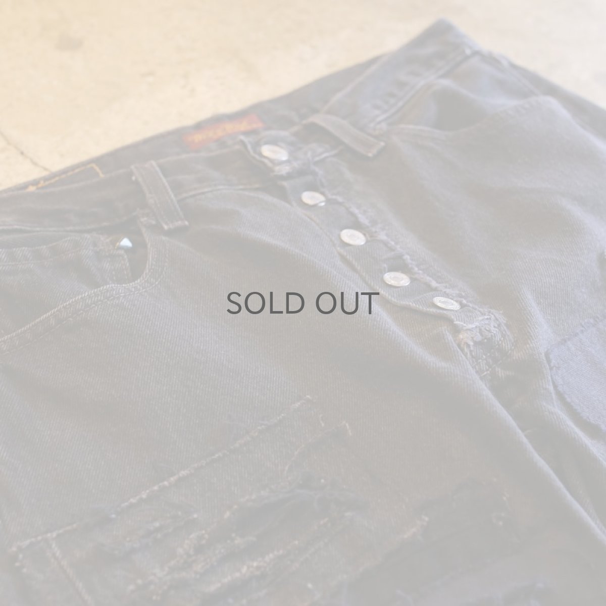 画像3: 【Wiz&Witch】"DIRTY BEAUTIFUL" CRUST ART JEANS / 019 (3)