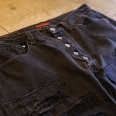 画像3: 【Wiz&Witch】"DIRTY BEAUTIFUL" CRUST ART JEANS / 019 (3)