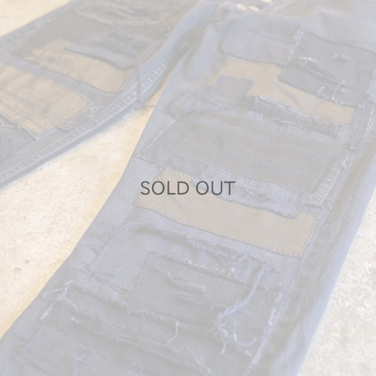 画像4: 【Wiz&Witch】"DIRTY BEAUTIFUL" CRUST ART JEANS / 019 (4)