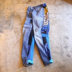 画像1: 【Wiz&Witch】 "UNITED" FOX RACING DENIM PANTS (1)