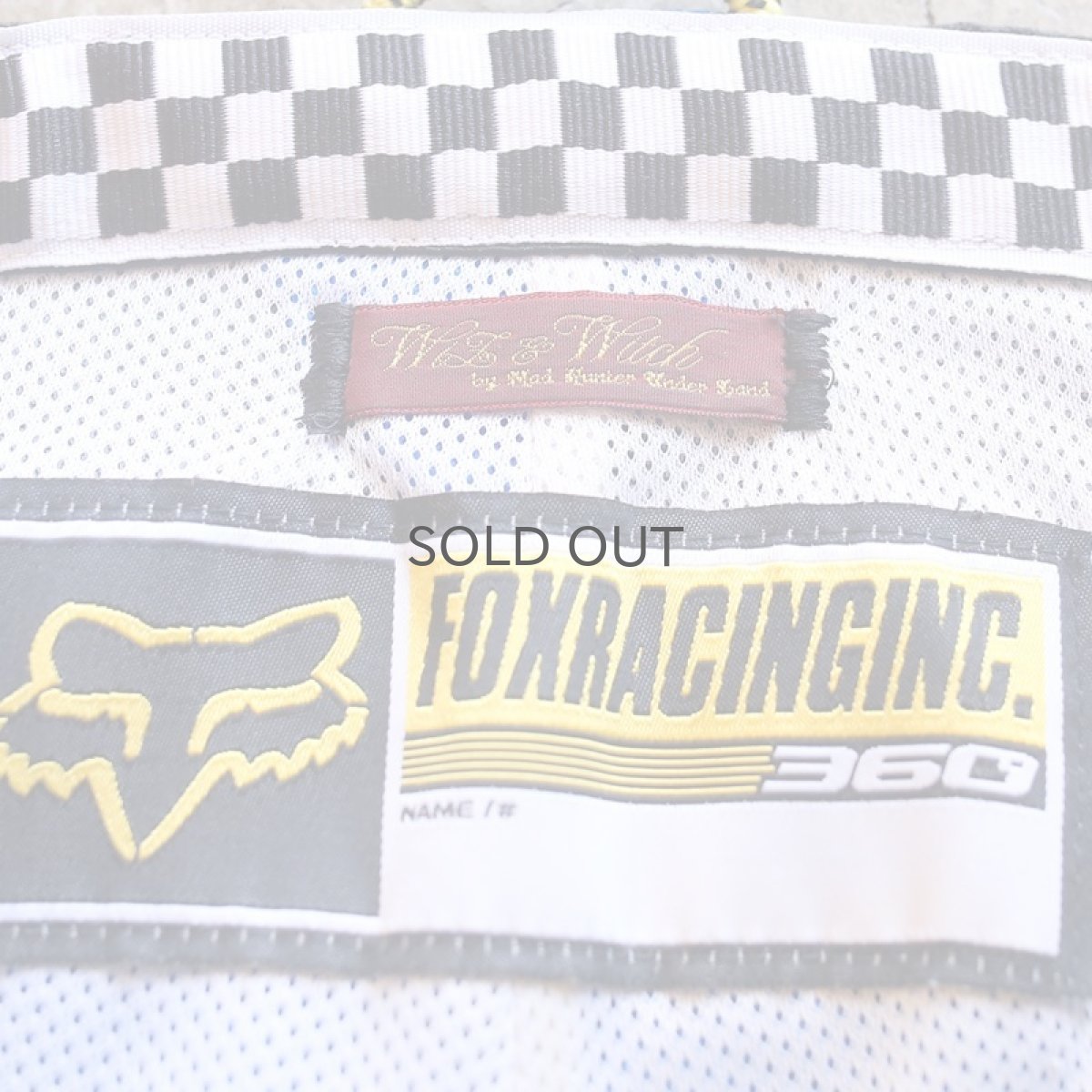 画像9: 【Wiz&Witch】 "UNITED" FOX RACING DENIM PANTS (9)