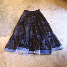 画像1: 【Wiz&Witch】"UNITED" DENIM DOWN VTG SKIRT (1)