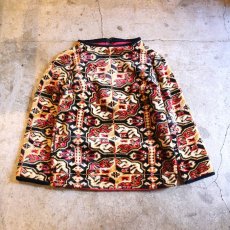 画像1: VINTAGE ALL OVER PATTERN DESIGN TOPS (1)