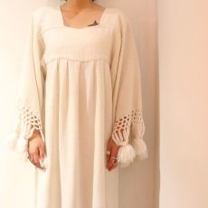 画像8: VINTAGE TASSEL DESIGN DRESS (8)