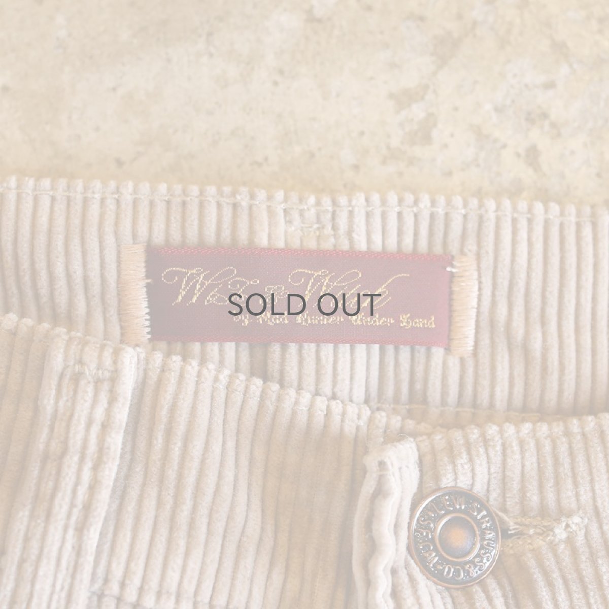 画像6: 【Wiz&Witch】 "UNDEY" DECORATIVE CORDUROY PANTS / W29 (6)