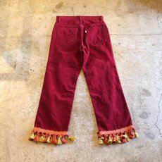 画像2: 【Wiz&Witch】"UNDEY" DECORATIVE CORDUROY PANTS / W26 (2)