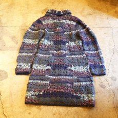 画像2: ARTISTIC DESIGN KNIT CARDIGAN (2)