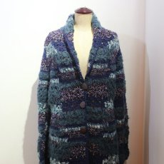 画像7: ARTISTIC DESIGN KNIT CARDIGAN (7)