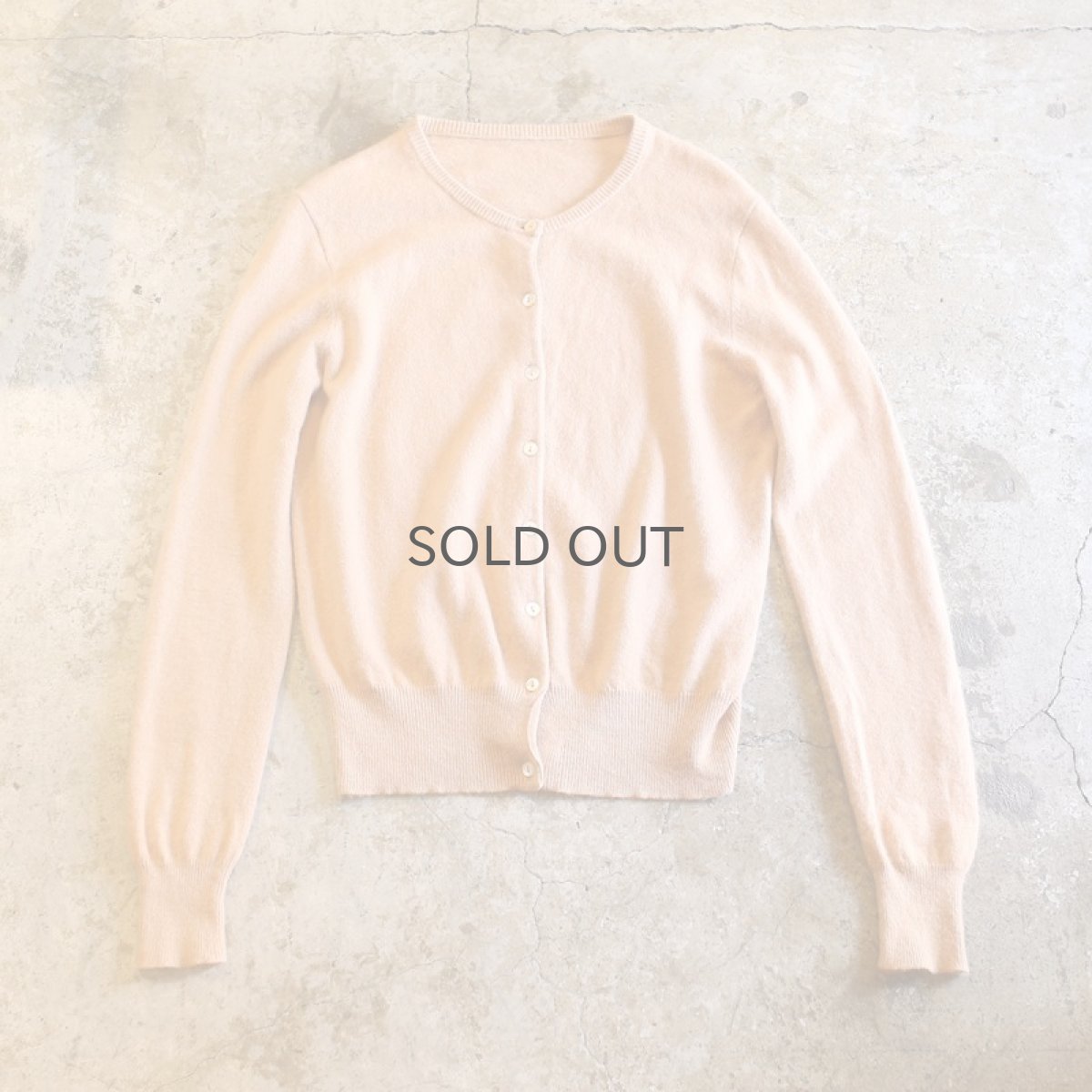 画像1: CASHMERE KNIT CARDIGAN (1)