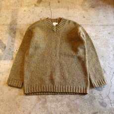 画像1: DESIGN SHETLAND WOOL KNIT / M (1)