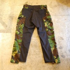 画像2: 【Wiz&Witch】"UNITED" U.K.CAMO×BLK CARGO PANTS / W30~33 (2)