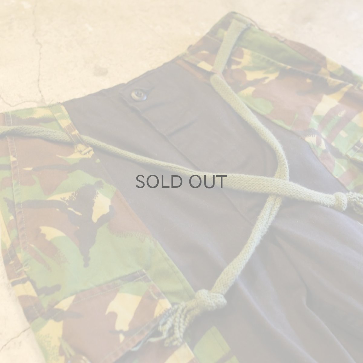 画像3: 【Wiz&Witch】"UNITED" U.K.CAMO×BLK CARGO PANTS / W30~33 (3)