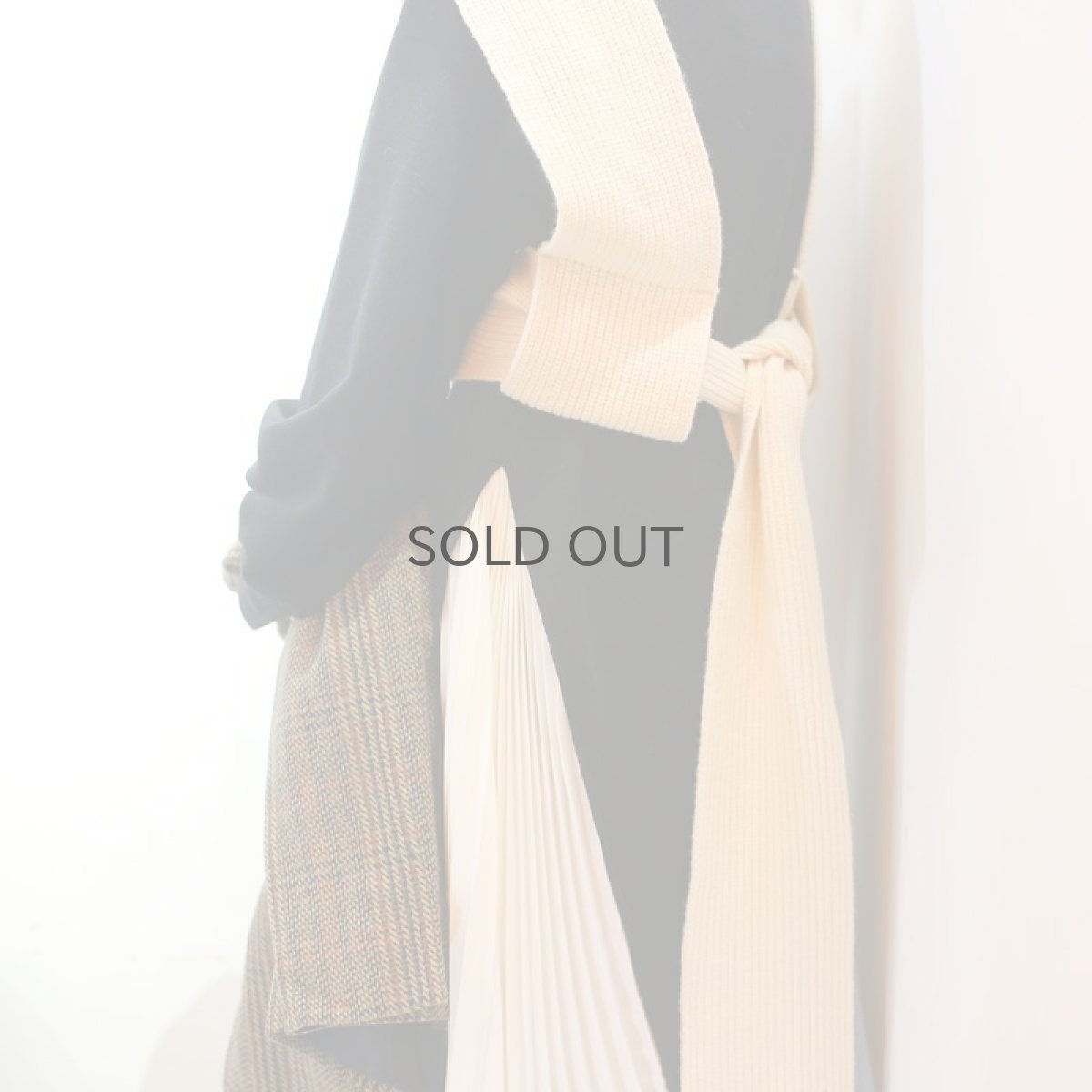 画像8: 【Wiz&Witch】WRAP KNIT VEST / BLACK (8)