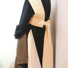 画像8: 【Wiz&Witch】WRAP KNIT VEST / BLACK (8)