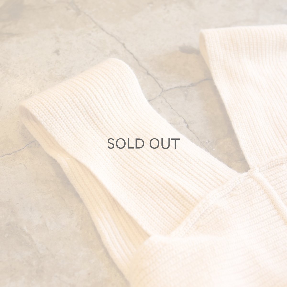 画像3: 【Wiz&Witch】WRAP KNIT VEST / WHITE (3)