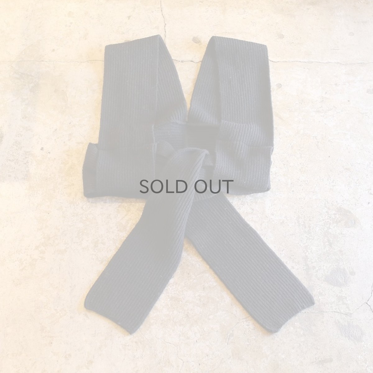 画像2: 【Wiz&Witch】WRAP KNIT VEST / BLACK (2)