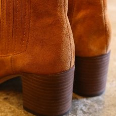 画像5: SUEDE LEATHER SHORT BOOTS / 6.5 (5)