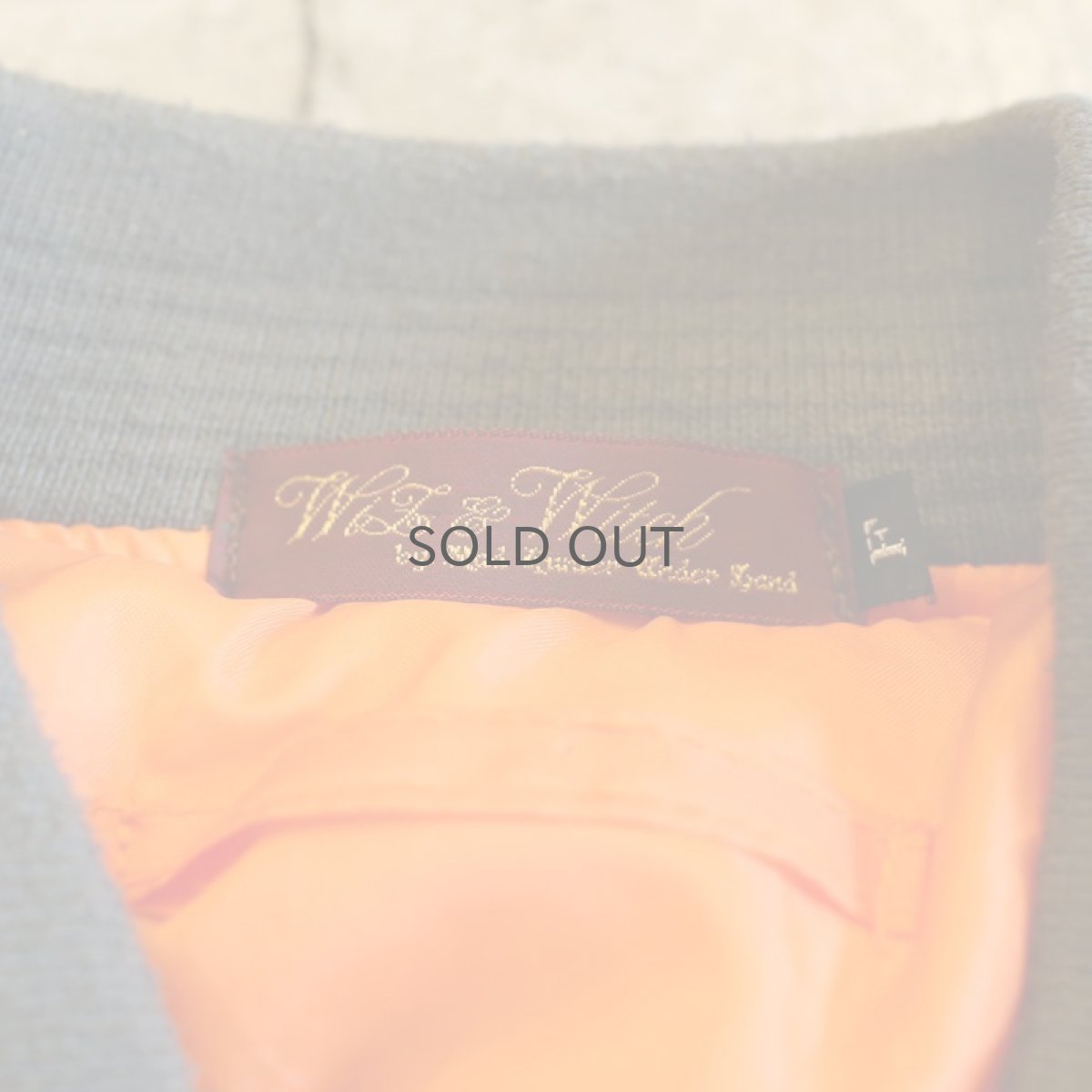 画像6: 【Wiz&Witch】"UNITED" FRINGE KNIT SLEEVE MA-1 (6)