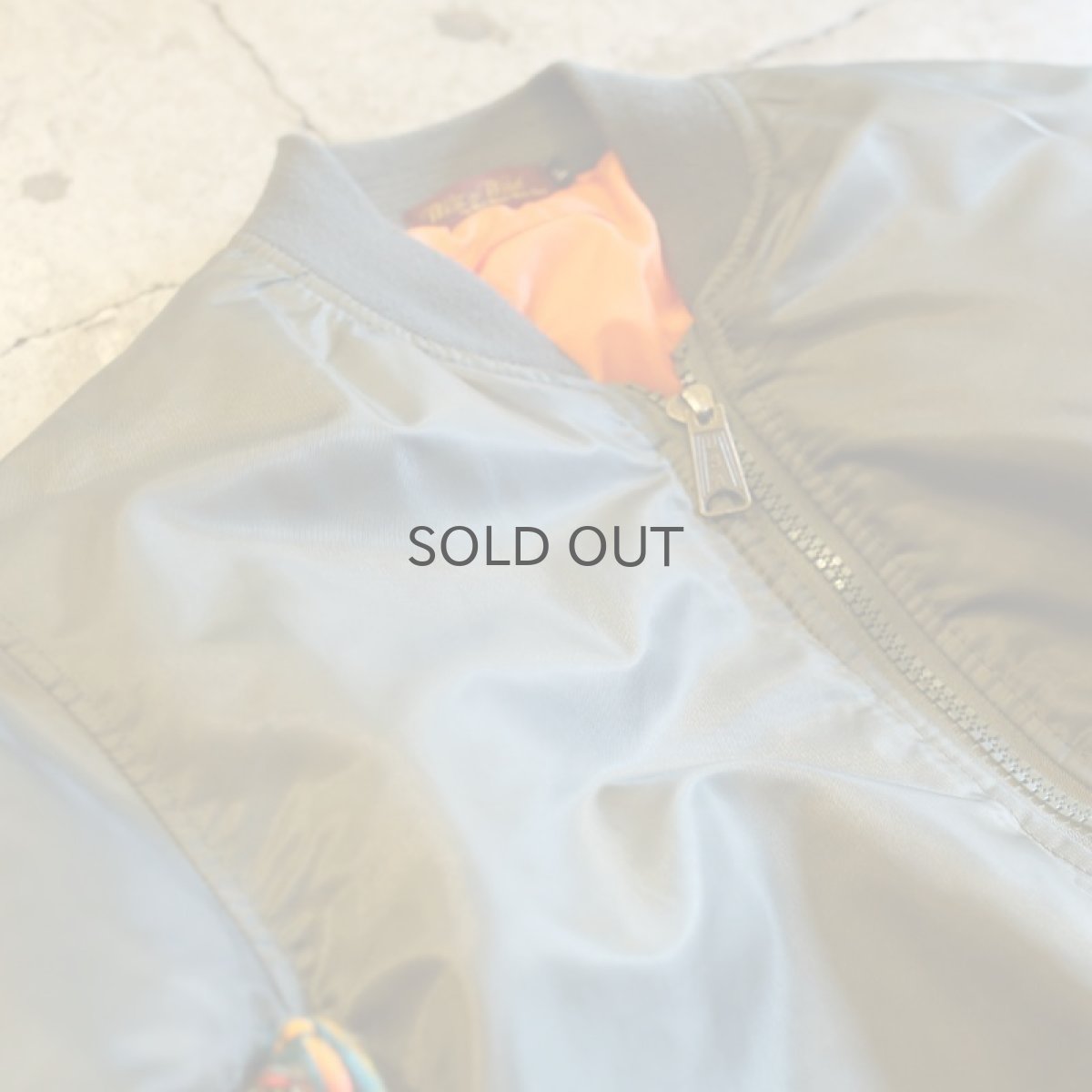 画像3: 【Wiz&Witch】"UNITED" FRINGE KNIT SLEEVE MA-1 (3)