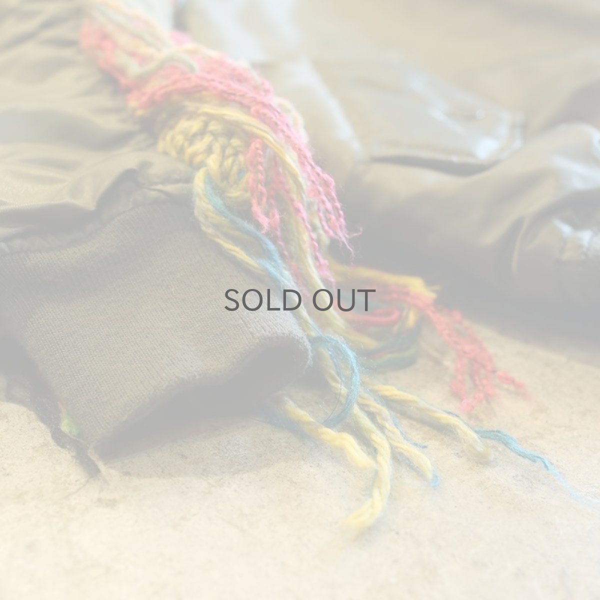 画像5: 【Wiz&Witch】"UNITED" FRINGE KNIT SLEEVE MA-1 (5)