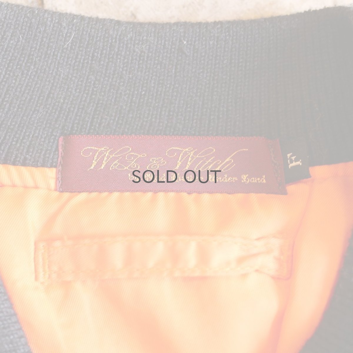 画像6: 【Wiz&Witch】"UNITED" ONE SIDE KNIT SLEEVE MA-1 (6)