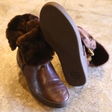 画像2: SIDE TOGGLE DESIGN FUR BOOTS / 36.5 (2)