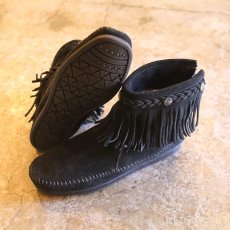 画像2: 【MINNETONKA】HI TOP BACK ZIP BOOTS / 7.5 (2)