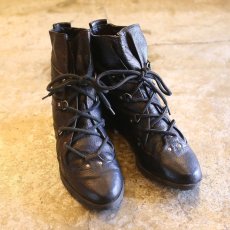 画像1: LEATHER DESIGN BOOTS (1)