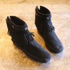 画像1: 【MINNETONKA】HI TOP BACK ZIP BOOTS / 7.5 (1)