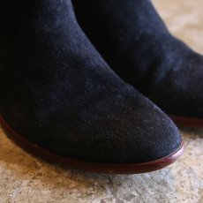 画像3: SIDE ZIP DESIGN SUEDE LEATHER BOOTS / 7.5M (3)