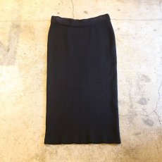 画像1: TIGHT DESIGN KNIT SKIRT / W30~ (1)