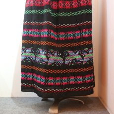 画像7: VINTAGE BIRD PATTERN EMBROIDERY SKIRT (7)