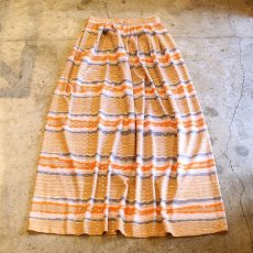 画像2: 1970's VINTAGE ALL OVER PATTERN DESIGN SKIRT / W27 (2)