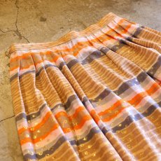 画像3: 1970's VINTAGE ALL OVER PATTERN DESIGN SKIRT / W27 (3)