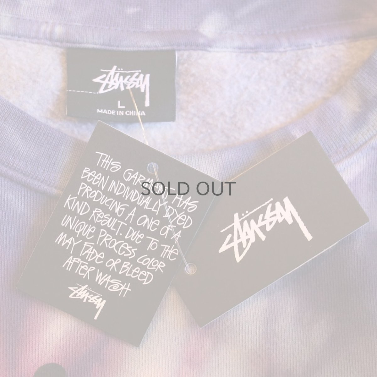 画像5: USA LIMITED!!【STUSSY】TIE-DYE DESIGN SWEAT / L (5)