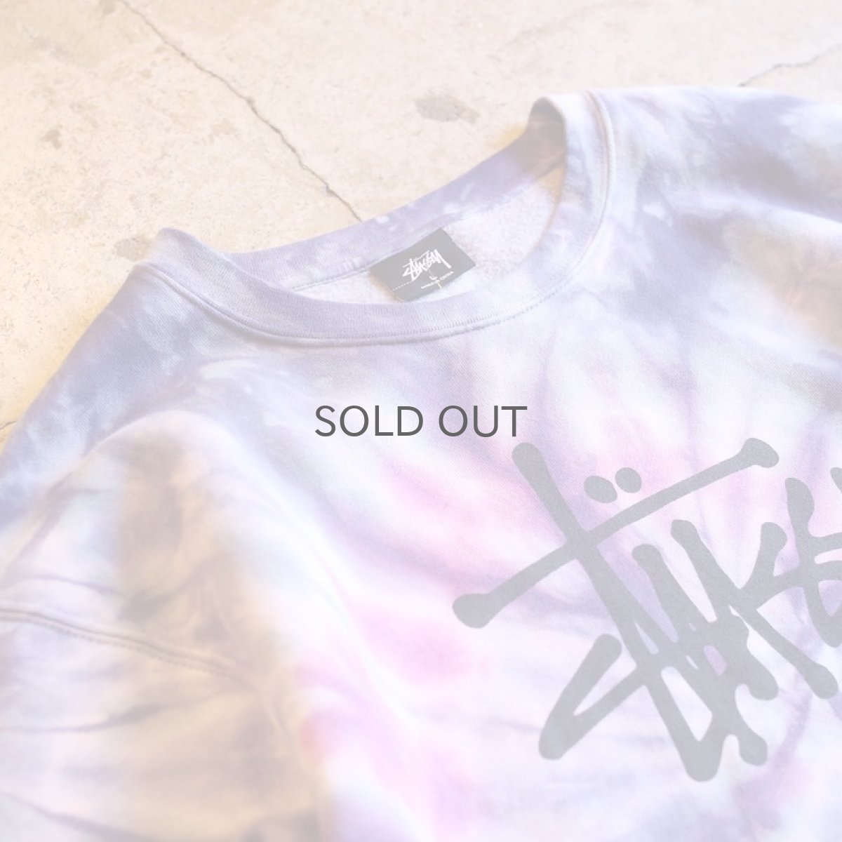 画像2: USA LIMITED!!【STUSSY】TIE-DYE DESIGN SWEAT / L (2)