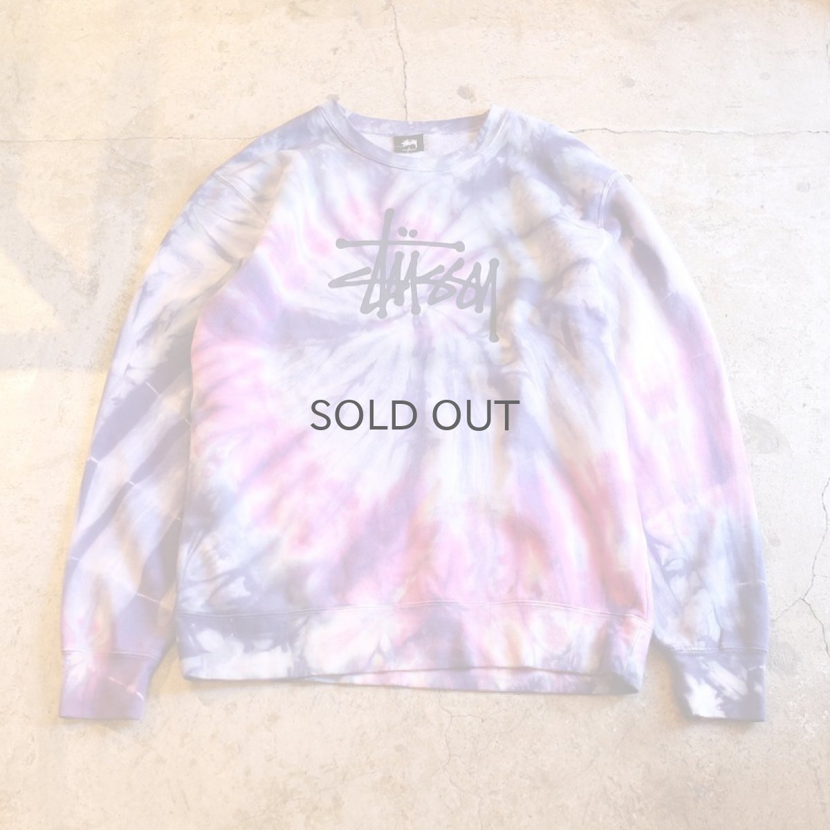 画像1: USA LIMITED!!【STUSSY】TIE-DYE DESIGN SWEAT / L (1)