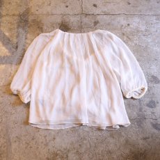 画像2: DESIGN CHIFFON BLOUSE / Ladies M (2)