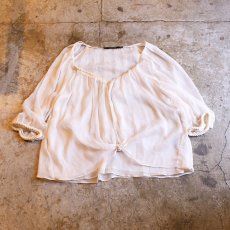 画像1: DESIGN CHIFFON BLOUSE / Ladies M (1)