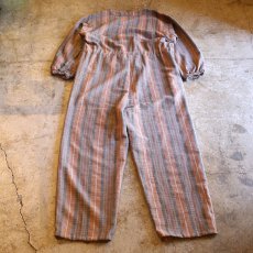 画像2:  【FREE PEOPLE】STRIPE PATTERN DESIGN JUMPSUIT /  Ladies XS (2)