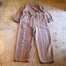 画像1:  【FREE PEOPLE】STRIPE PATTERN DESIGN JUMPSUIT /  Ladies XS (1)