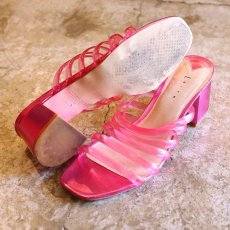 画像2: CLEAR DESIGN HEEL SANDAL / 8 (2)