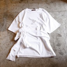 画像1: 【Wiz&Witch】"ONESIDE SLIT" BIG TEE / OS / WHITE (1)