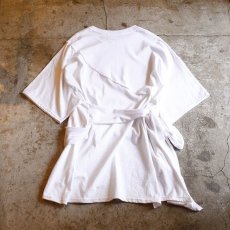 画像2: 【Wiz&Witch】"ONESIDE SLIT" BIG TEE / OS / WHITE (2)