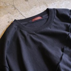 画像3: 【Wiz&Witch】"ONESIDE SLIT" BIG TEE / OS / BLACK (3)