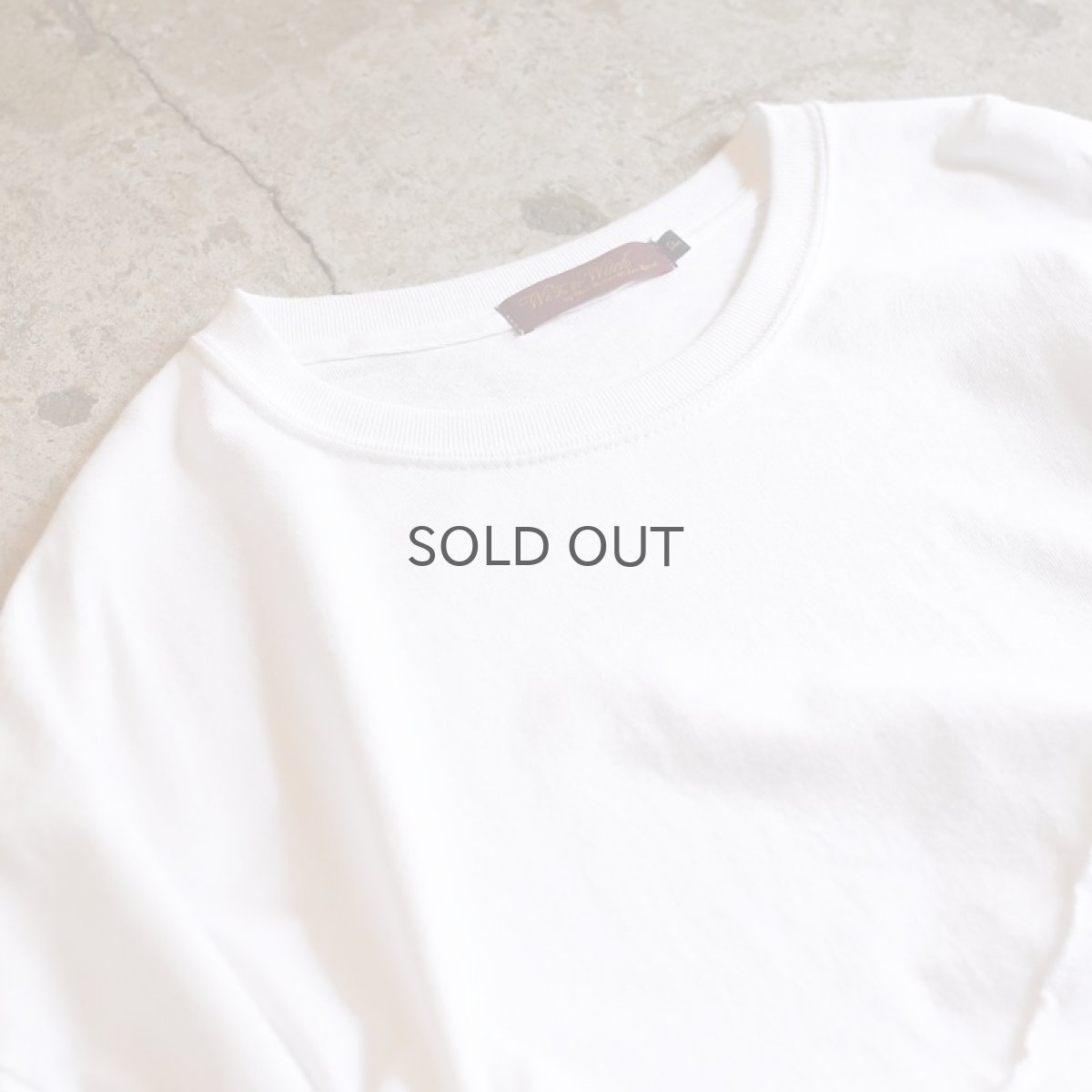 画像3: 【Wiz&Witch】"ONESIDE SLIT" BIG TEE / OS / WHITE (3)