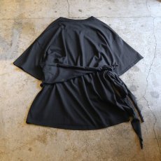 画像2: 【Wiz&Witch】"ONESIDE SLIT" BIG TEE / OS / BLACK (2)