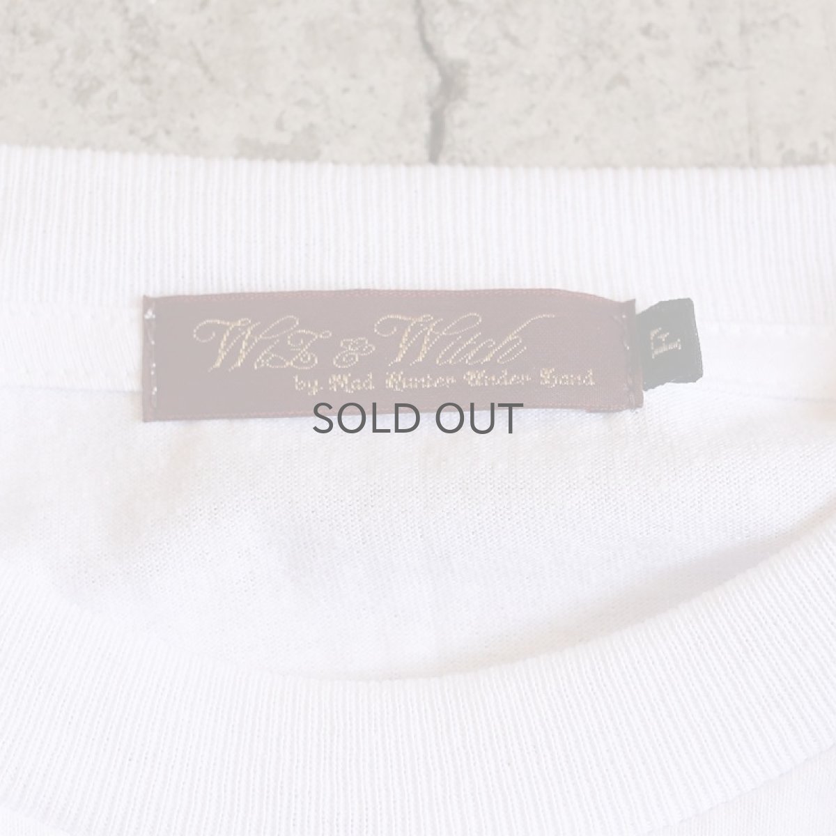 画像6: 【Wiz&Witch】"ONESIDE SLIT" BIG TEE / OS / WHITE (6)