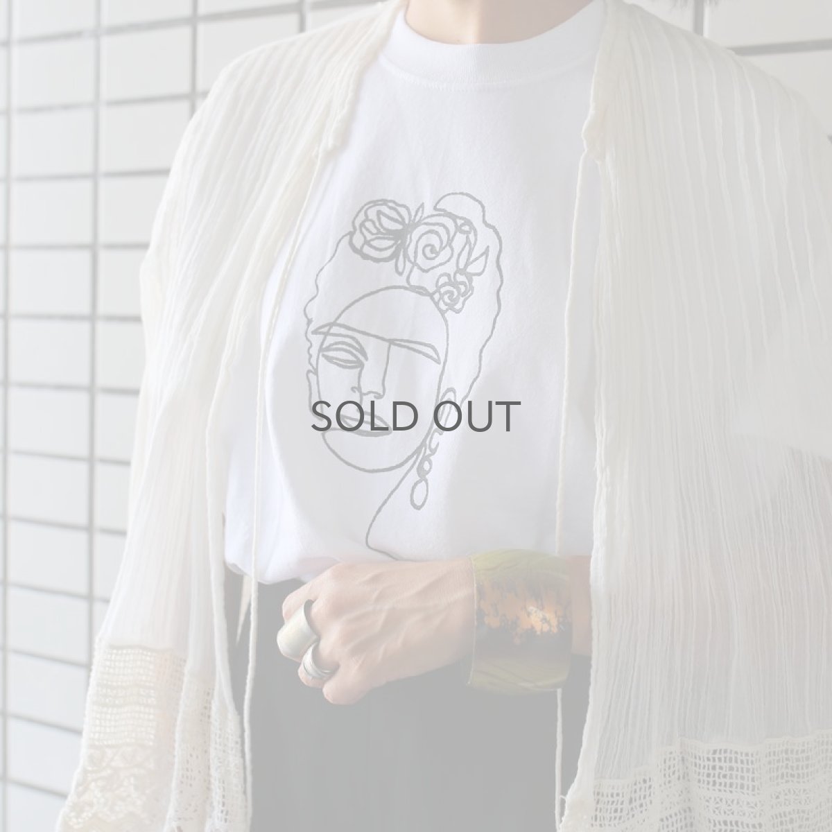 画像6: 【Wiz&Witch】"FRIDA" SCRIBBLE TEE / M (6)