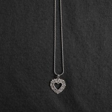 画像1: HEART PENDENT DESIGN NECKLACE / SILVER 925 (1)